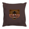 the bear Throw Pillow