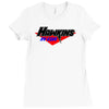hawkins av club Ladies Fitted T-Shirt