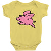flying pig Baby Bodysuit