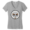 lucha libre   santo Women's V-Neck T-Shirt