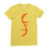 helix of heroes funny retro sci fi superhero symbol cool logo Ladies Fitted T-Shirt