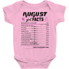 August Girl Facts Leo Baby Onesie