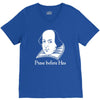 prose before hos  funny william shakespeare joke comedy rude V-Neck Tee