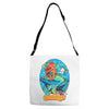 the little cthulhu Adjustable Strap Totes
