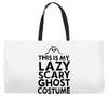 this is my lazy ghost costume 2 Weekender Totes