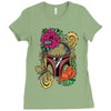 boba flower Ladies Fitted T-Shirt