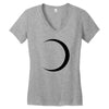 black moon Women's V-Neck T-Shirt