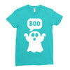 Ghost Boo Ladies Fitted T-Shirt