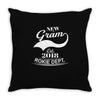 New Gram 2018 Rokie Dept. Throw Pillow