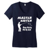 master baiter Women's V-Neck T-Shirt