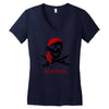 personalized pirate Women's V-Neck T-Shirt