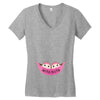 Two Peas In a Pod Twin Baby Girls Women's V-Neck T-Shirt