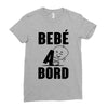 bebe a bord Ladies Fitted T-Shirt