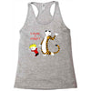 calvin hobbes Racerback Tank