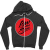low Zipper Hoodie