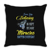 Butterfly Miracles Throw Pillow