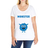 Creating a Lil Monster Baby Boy Ladies Curvy T-Shirt