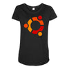 friend logo Maternity Scoop Neck T-shirt