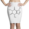 caffeine molecule t shirt coffee funny Pencil Skirts