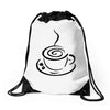 Cooffee art Drawstring Bags