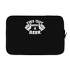 this guy needs a beer Laptop sleeve