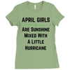 April Girls Ladies Fitted T-Shirt