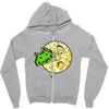 moon invaders Zipper Hoodie