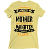 Super Cool Mother Of A Freaking Awesome Granddaughter Ladies Fitted T-Shirt