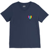 Love Is Love Lgbt Rainbow Heart V-Neck Tee