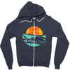 Daddy Shark Zipper Hoodie