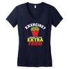 exercise Women's V-Neck T-Shirt