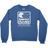 partly cloudy 100% getting wasted gift drugs drinking pissed bong fuun Crewneck Sweatshirt