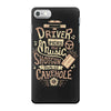 driver picks the music iPhone 7 Case