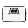 I Grow Humans - What is Your Super Power? Laptop sleeve