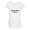 Vegan Vibes Maternity Scoop Neck T-shirt