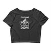 cycling is dope Crop Top