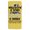 halloween is scary but carcinoid cancer is deadly spread the word help Samsung Galaxy S7 Case