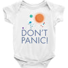 spacex don't panic in space Baby Bodysuit
