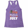 Halloween Kings Are Born In July Racerback Tank