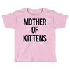 mother of kittens Toddler T-shirt