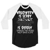 halloween is scary but carcinoid cancer is deadly spread the word help 3/4 Sleeve Shirt