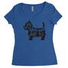dog lover Women's Triblend Scoop T-shirt