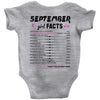 September Girl Facts Libra Baby Onesie