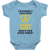I'm Raising A Child With Childhood Cancer What's Your Super Power Baby Bodysuit
