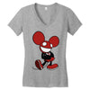 mickey mau5 Women's V-Neck T-Shirt