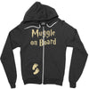 muggle on board maternity Zipper Hoodie