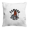 famous in the 90's Throw Pillow