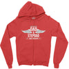 i have two titles dad and stepdad Zipper Hoodie