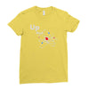 up and atom funny science best product Ladies Fitted T-Shirt