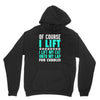 cat cats lift lifting fitness Unisex Hoodie